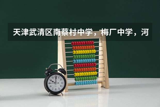 天津武清区南蔡村中学,梅厂中学,河西务中学,英华普通班哪个教学质量更好一些