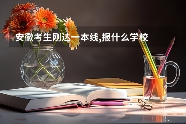 安徽考生刚达一本线,报什么学校