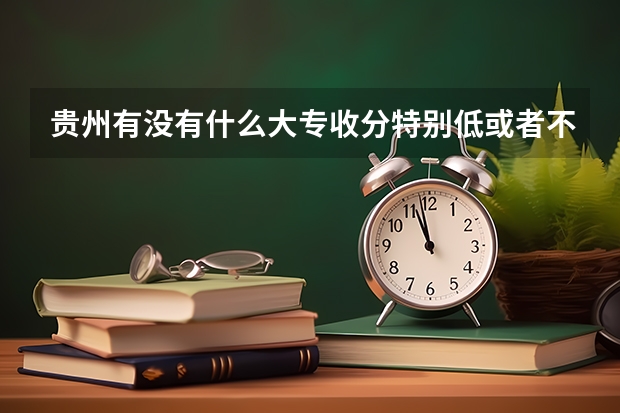 贵州有没有什么大专收分特别低或者不收分的呀