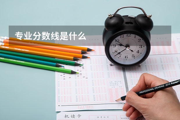 专业分数线是什么