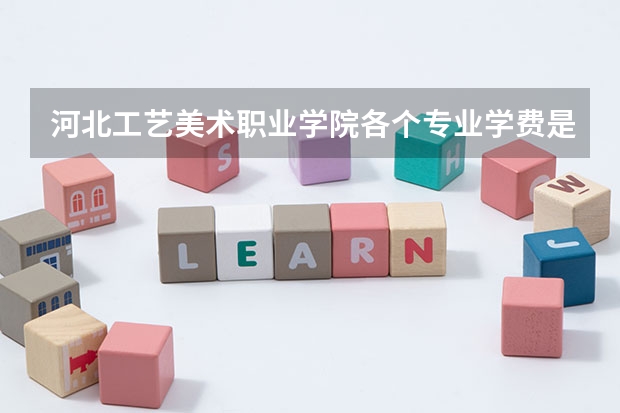 河北工艺美术职业学院各个专业学费是多少