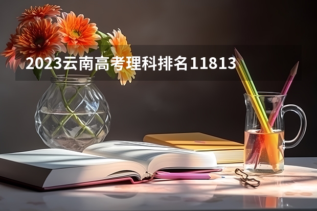 2023云南高考理科排名11813的考生报什么大学 历年录取分数线