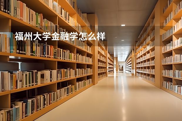 福州大学金融学怎么样